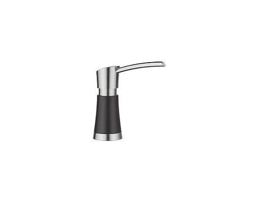 Blanco Stainless Coal Black 12 Fl Oz Soap Dispenser