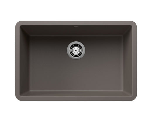 Blanco  Volcano Gray Precis 27  Single Granite Composite Kitchen Sink