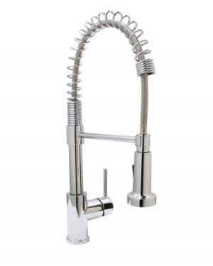Huntington Brass Polished Chrome Rexford Professional Kitchen Faucet