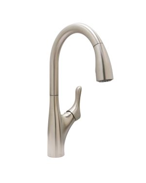 Huntington Brass Satin Nickel Muir Kitchen Faucet