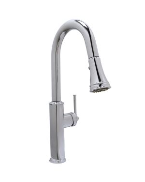 Huntington Brass Polished Chrome Crest Classic Kitchen Faucet
