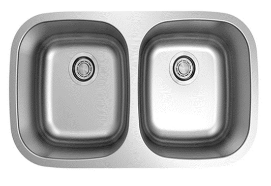 Dakota  Stainless Genesis 50/50 18 Gauge Stainless Steel Kitchen Sink