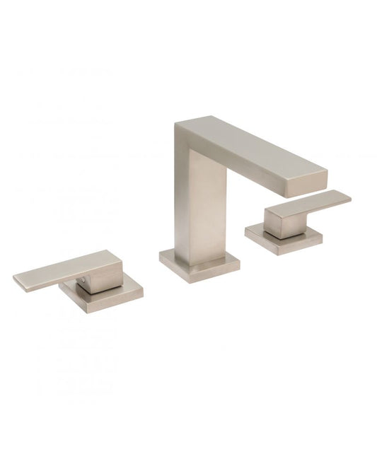 Huntington Brass Satin Nickel Razo Widespread Tall Bath Faucet
