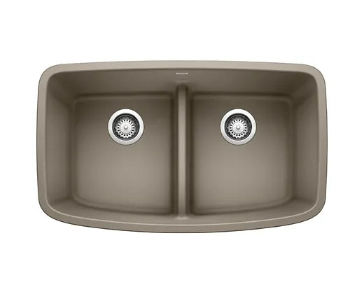 Blanco  Truffle Valea Equal Low Divide Granite Composite Kitchen Sink
