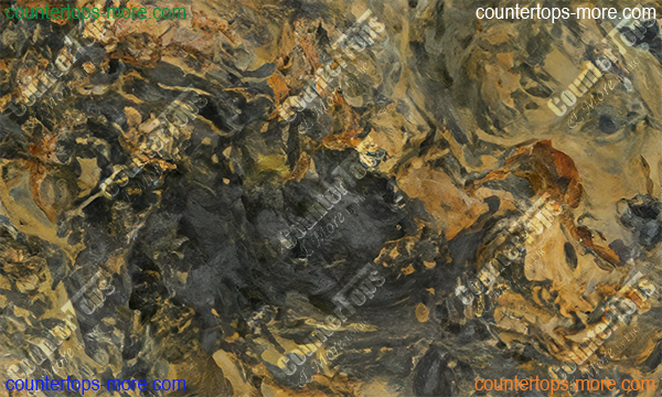 Zion Blue Quartzite countertop material for kitchen or bathroom remodel