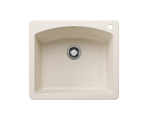 Blanco  Soft White Diamond Medium Single Granite Composite Kitchen Sink