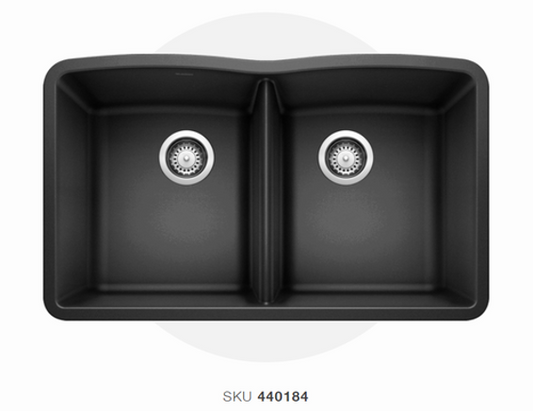 Diamond SilgranitEqual Double Bowl