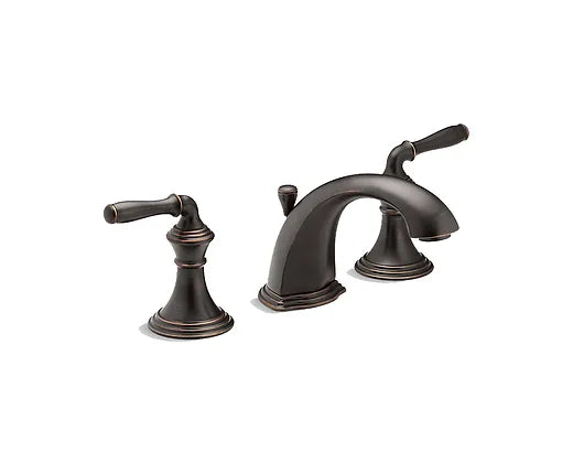 Kohler Oil Rubbed Bronze Stainless Double Bowl 50/50 Bath Faucet
