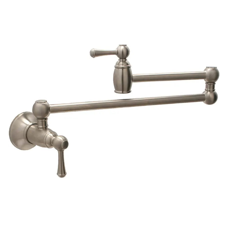 Huntington Brass Satin Brass Handmade Double Bowl 40/60 Pot Filler Faucet