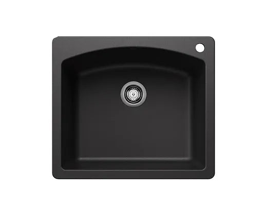 Blanco  Anthracite Diamond Medium Single Granite Composite Kitchen Sink