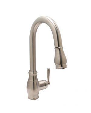 Huntington Brass Satin Nickel Isabelle Classic Kitchen Faucet