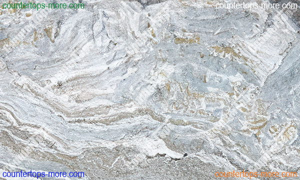 Blue Fantasy Quartzite countertop material for kitchen or bathroom remodel