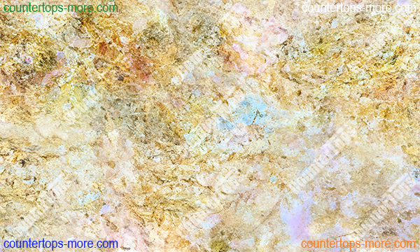 Shalimar Gold Granite countertop material for kitchen or bathroom remodel