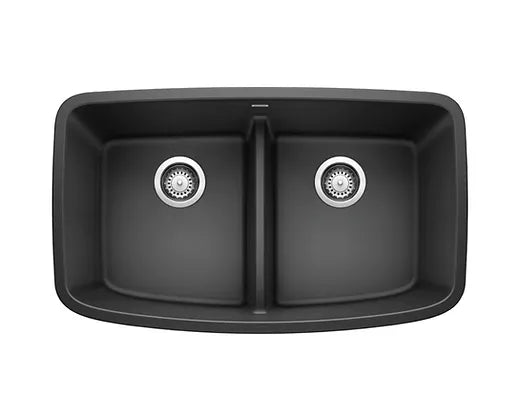 Blanco  Anthracite Valea Equal Low Divide Granite Composite Kitchen Sink