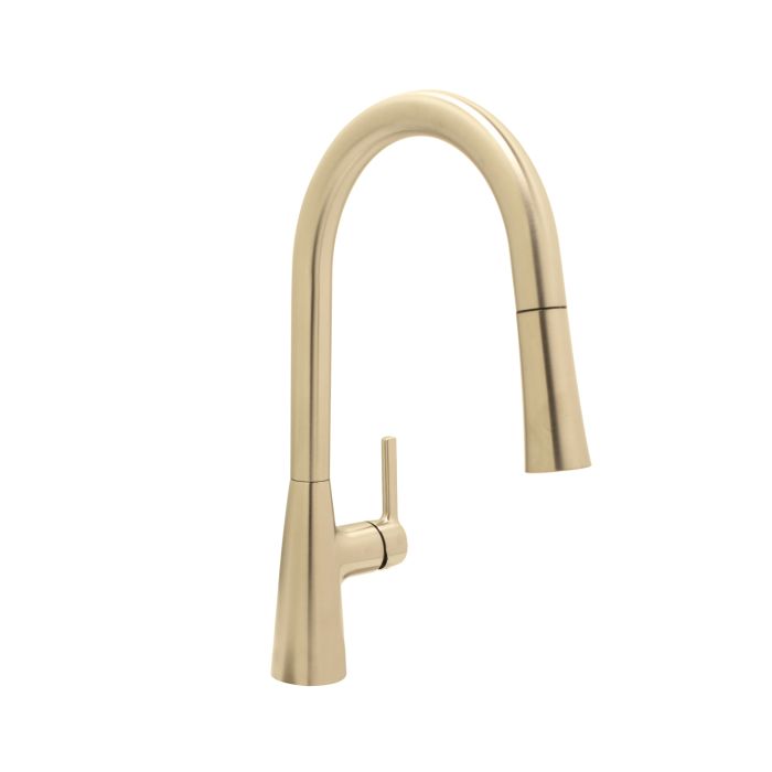 Huntington Brass Satin Brass Vezzo Kitchen Faucet