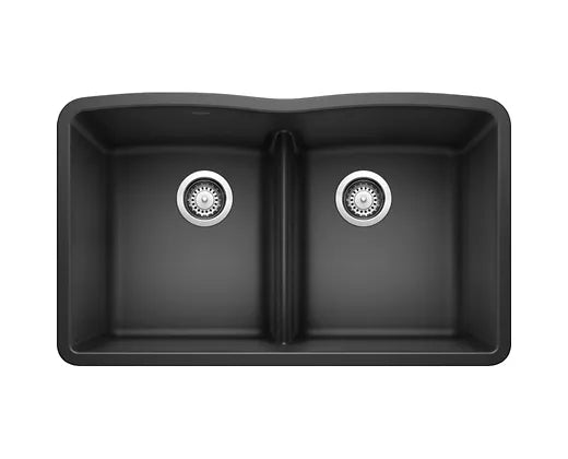 Blanco  Anthracite Diamond Equal Low Divide Granite Composite Kitchen Sink