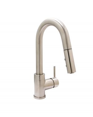 Elegant Contemporary Styled Bar Faucet - PVD Satin Nickel