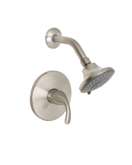 Huntington Brass Polished Chrome Clover Shower Combo Kit