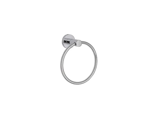 Huntington Brass Polished Chrome Tazio Towel Ring