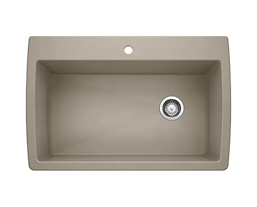 Blanco  Truffle Diamond Super Single Granite Composite Kitchen Sink