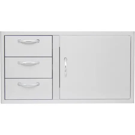 39 Inch Access Door and Triple Drawer Combo