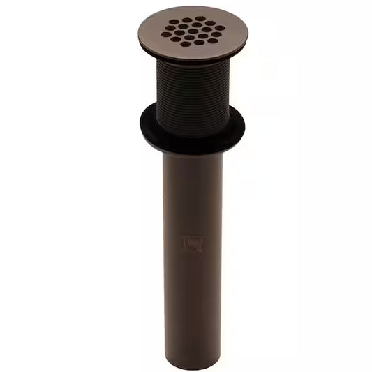 PROHS Oil Rubbed Bronze 1  1/2  Grid Vanity w / o Overflow Drain