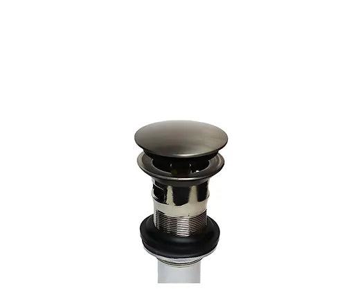 PROHS Brushed Nickel 1  1/2  Vessel Pop  Up W / Overflow Drain