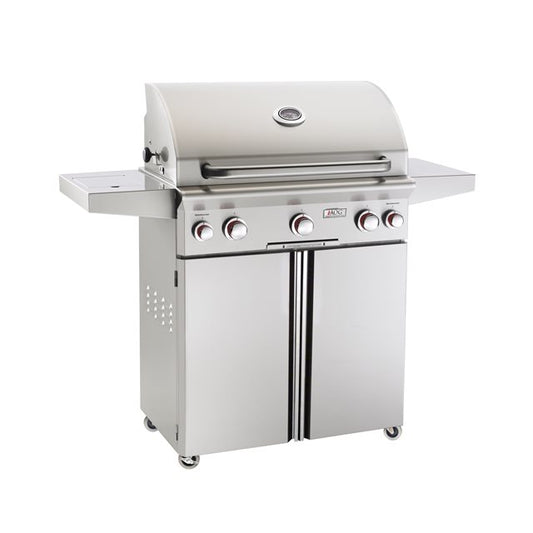 American Outdoor Grill  Stainless T Series Gas Grill Cart Combo