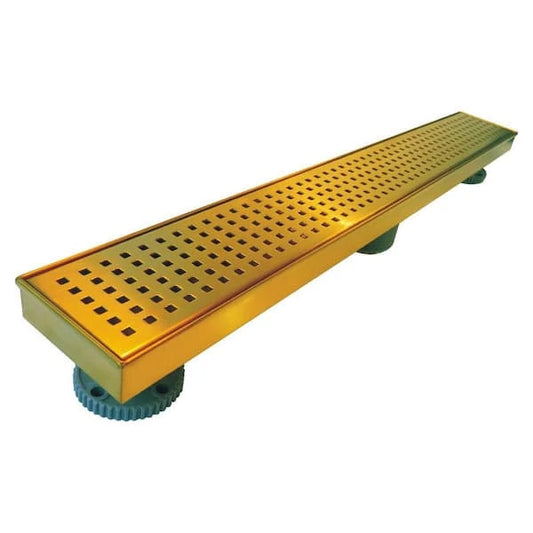 Linear 24 Brushed Gold Drain