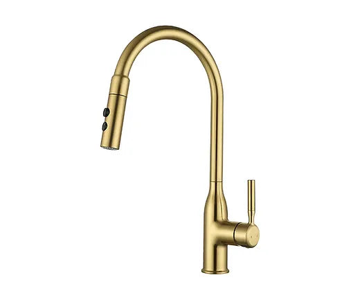 Goode  Abel Satin Gold Aaron Kitchen Faucet