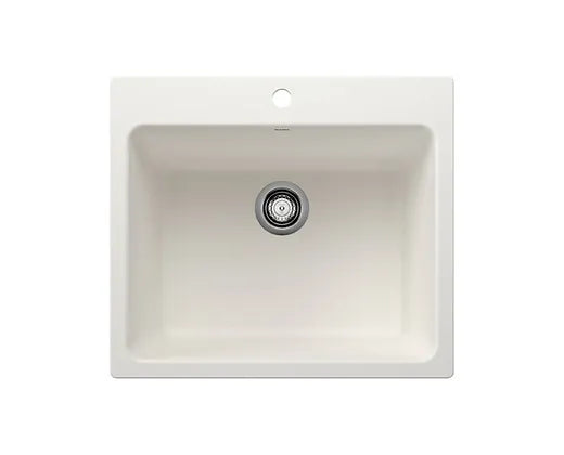 Blanco  White Liven 12 Gauge Laundry / Utility Sink
