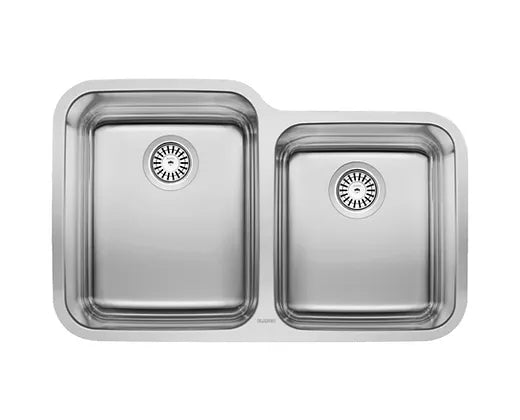 Blanco  Stainless Stainless Double Bowl 60/40 18 Gauge Stainless Steel Kitchen Sink