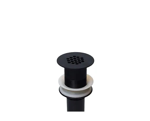 PROHS Oil Rubbed Bronze 1  1/2  Grid Vanity W / Overflow Drain