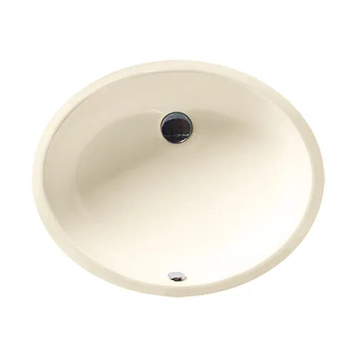 Biscuit 17×14 Porcelain Undermount Oval Lavatory Sink