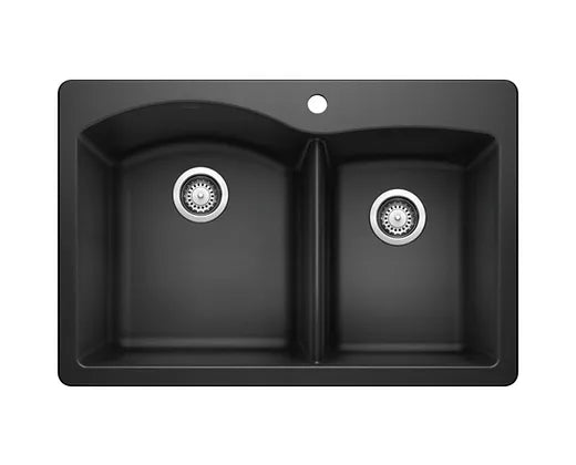 Blanco  Anthracite Diamond 1  3/4 Bowl Granite Composite Kitchen Sink