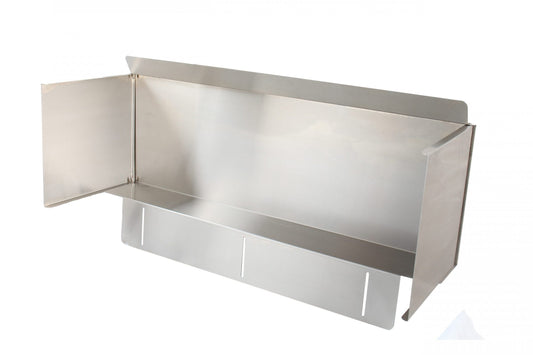 Blaze  Stainless Double Bowl Undermount 50/50 Wind Guard
