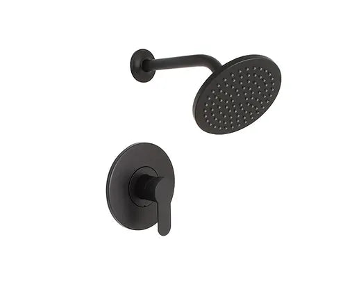 Huntington Brass Matte Black Tazio Shower Only Trim Shower Combo Kit