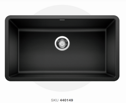 Blanco  Anthracite Diamond Silgranit Single Bowl Granite Composite Kitchen Sink