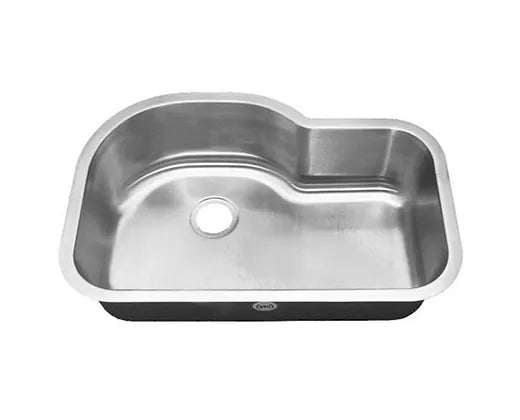 PROHS  Stainless Single Bowl Undermount 16 Gauge Stainless Steel Kitchen Sink