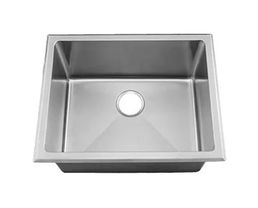 PROHS  Stainless Cabinet Fit Apron Farmhouse 16 Gauge Laundry / Utility Sink