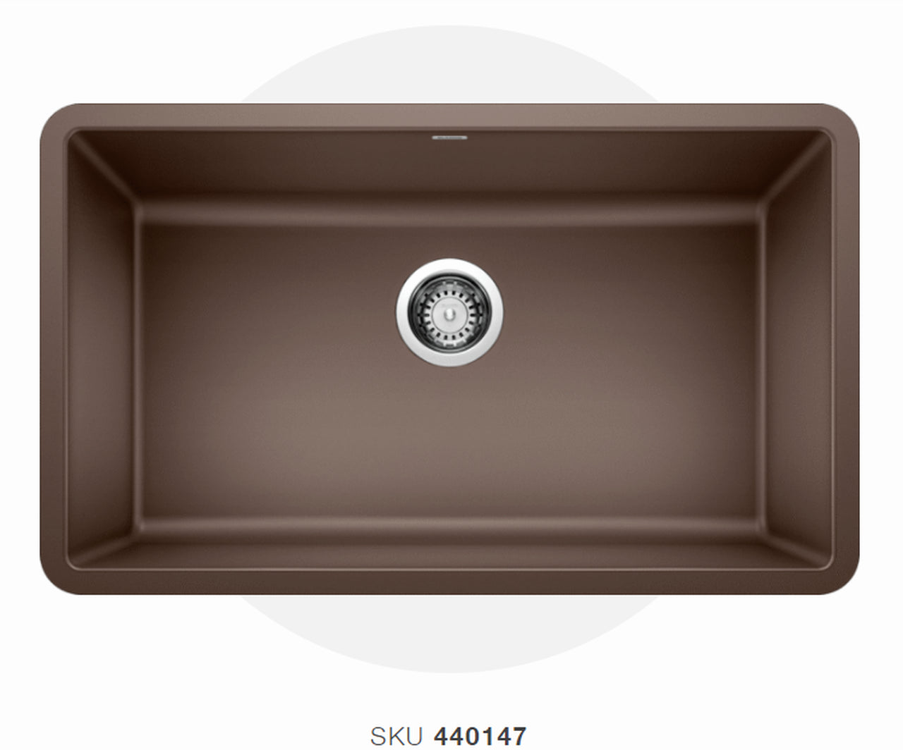Blanco  Cafe Brown Diamond Silgranit Single Bowl Granite Composite Kitchen Sink