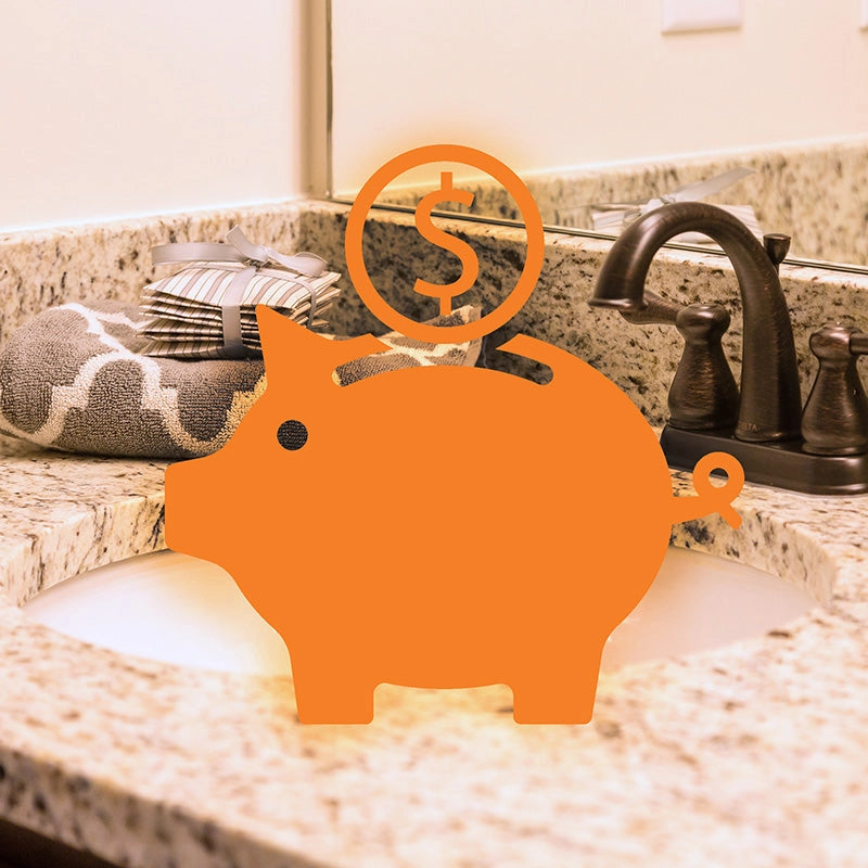Affordable bathroom design options with premium materials