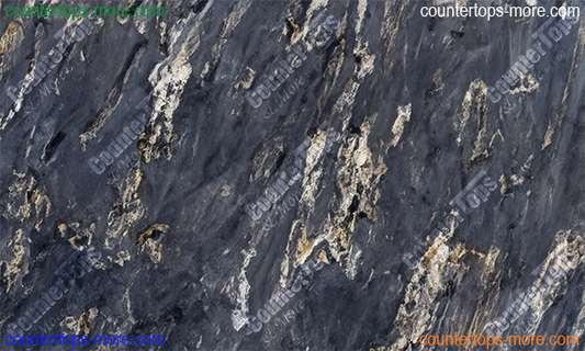 Titanium Black Granite countertop material for kitchen or bathroom remodel