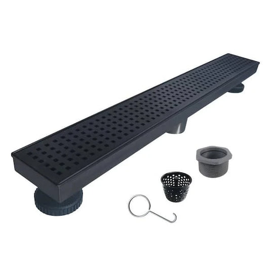 Linear 24 Matte Black Drain