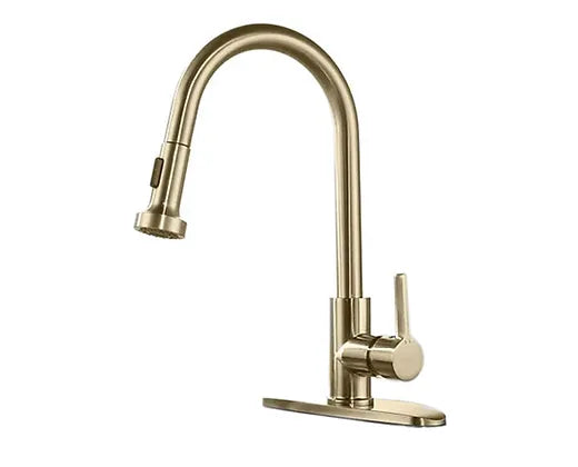 Brushed Gold Kingmore Marcato Kitchen Faucet