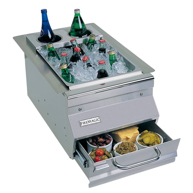 Fire Magic  Stainless Bar Caddy Beverage Center