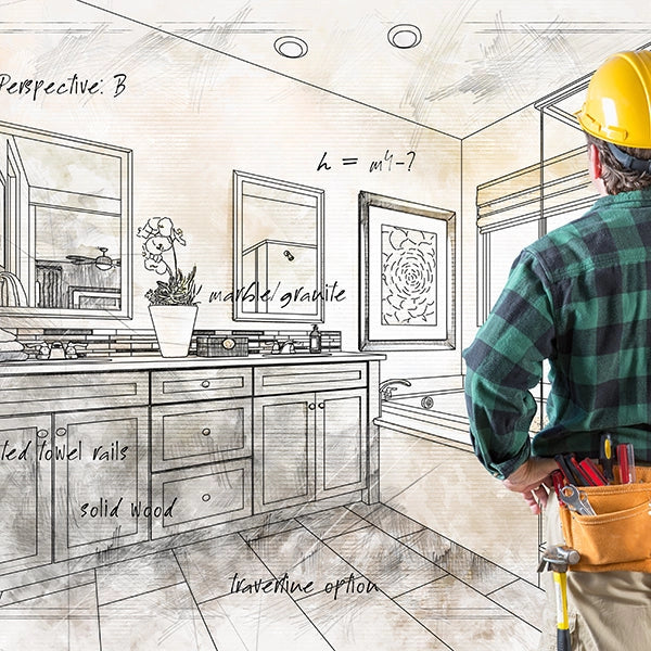 Complete bathroom renovation services by Countertops and More