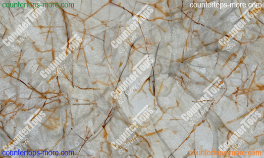 Jurassic Amber Quartzite countertop material for kitchen or bathroom remodel