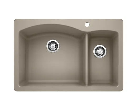 Blanco  Truffle Diamond 1  1/2 Bowl Granite Composite Kitchen Sink