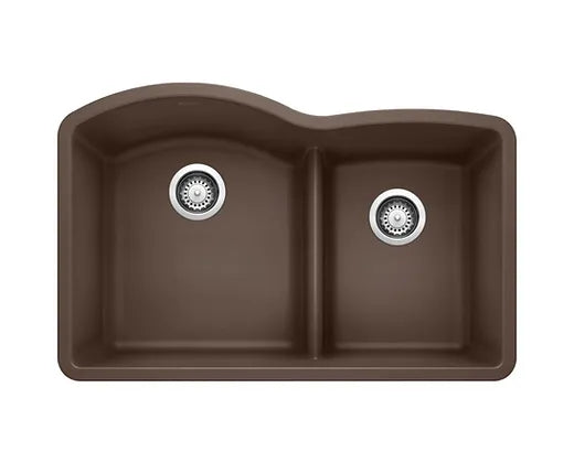 Blanco  Cafe Diamond 1  3/4 Low Divide 60/40 Granite Composite Kitchen Sink